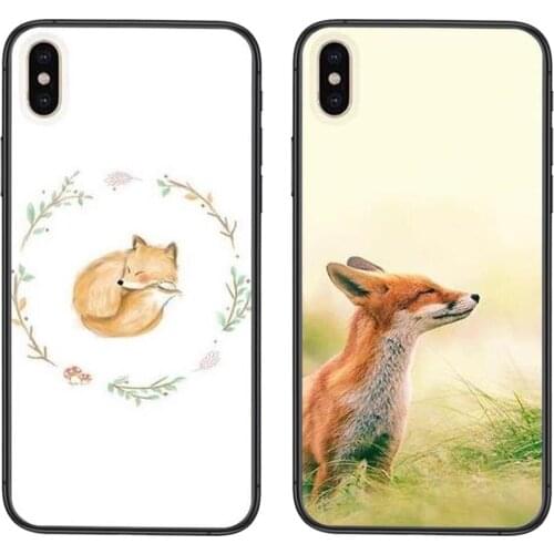 Cute Red Fox Coolest For Galaxy S30 S21 S20 Fe S10 S10E S9 S8 S7 S6 Edge Lite Plus Ultra Special Luxury Phone Case