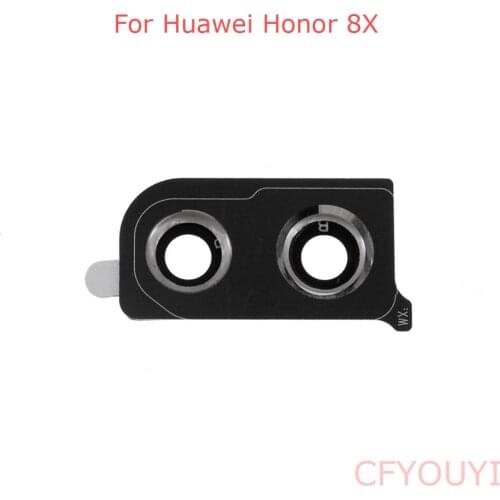 For Huawei Honor 8X Back Camera Lens Ring Cover with Glass Lens Replacement Part