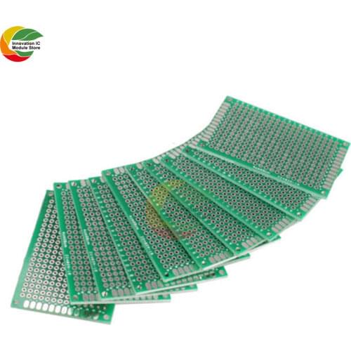 Double Sided Prototype PCB Breadboard 4x6 cm FR4 Glass Fiber 40x60 mm Diy Kit Tinned Universal Circuit Expansion Board Module