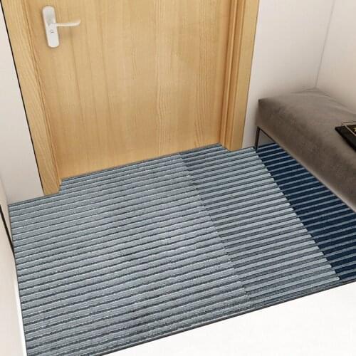 PVC Custom Material Mats Carpet Home Decor Bathroom Mat Kitchen Mat Hallway Entrance Door Mat Carpet Cuttable Non-slip Door Mat