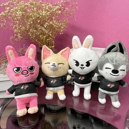 Cute Cartoon Stray Kids Skzoo Plush Toys Stuffed Animal Plushies Doll Kawaii JYP Entertainment Companion for Kids Adults Fans