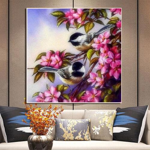 Bird Animal Flower DIY Embroidery 11CT Cross Stitch Kits Craft Needlework Set Printed Canvas Cotton Thread Home Sale