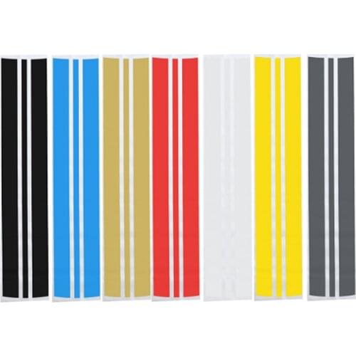 Car Hood Scratch-proof Stickers Engine Cover Styling Reflective Decal Stripe Vinyl DIY Decoration PVC