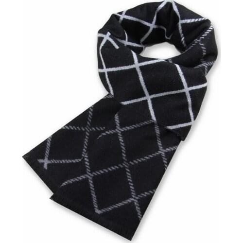 Newest Luxury Brand Autumn Winter Warm Cashmere Plaid Design Tassels Long Scarf Man Thicken Wrap Shawl Ladies Wool Pashmina