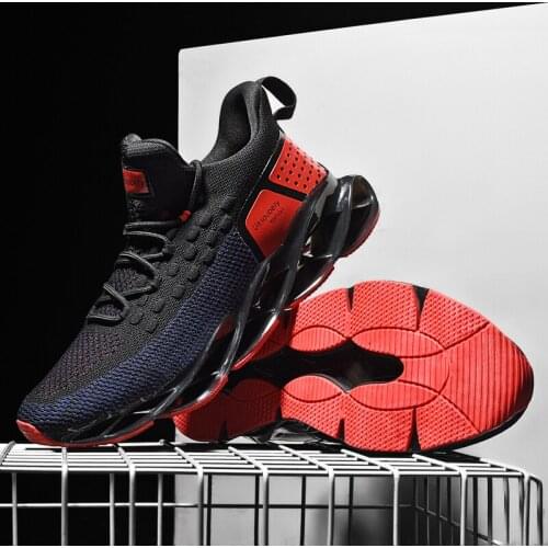 New Breathable Running Shoes for Men Blade Cushioning Sneakers Outdoor Athletic Shoes Professional Training Shoes Zapatills