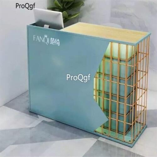 Prodgf 1 Set 100*50*100cm Reception Shopping Mall Bar Table