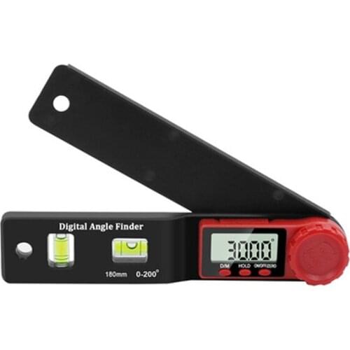 Digital Protractor Angle Finder Inclinometer Electronic Level 360 Degree with Without Magnets Level Angle Slope Test Ruler LK