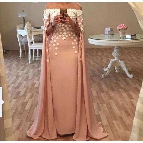 Vestido-de-noiva Flower Formals elegant long Prom Custom Size Party 2018 Evening mother of the bride Dress