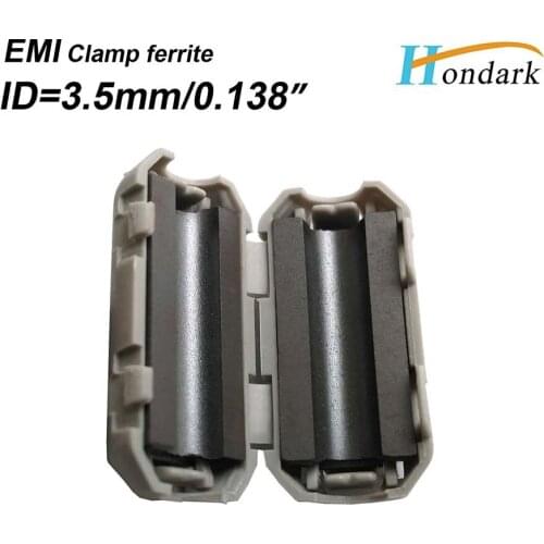Inner 3.5mm 0.14''cable wires Noise cancel ferrite core ferrite clamps ferrite snap1325-0530 RF choke ferrite bead,500pcs/lot