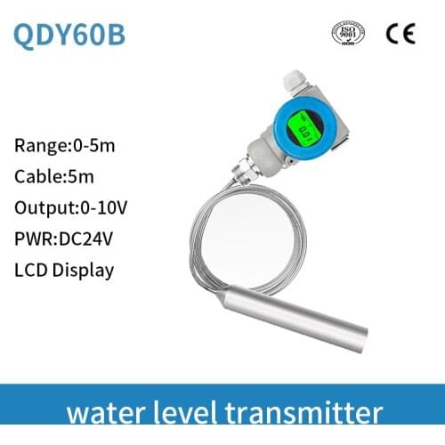LCD Display High Temperature Water Level Sensor 0-10v output signal for Arduino With SS304 housing and SS316 Core