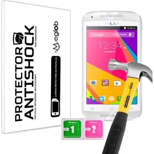 Protector de Pantalla Anti-Shock Anti-Golpe Anti-arañazos Compatible con Blu Dash Music JR