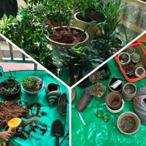 1pcs Gardening Waterproof Folding Dust Proof Mat Reusable Transplanting Foldable Mats Flower Planting Pad Design Lock Mix S X8Y0