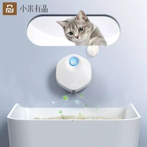 2021 Youpin Smart Cat Odor Filter Scent Deodorant Pet Cat Dog Smell Purifier Ozone Generator Air Purifier Lonizer Pet Supplies