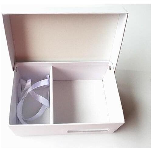 50pcs/lot Packing Boxes Necktie&Handkerchief Set Packing Box Packaging Display Tie+Handkerchief Storage Carring Case Gift Boxes