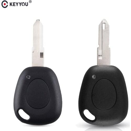 KEYYOU 10X 1 Button Remote Car Key Shell Fob Case Styling For Renault Megane Scenic Laguna Espace Clio NE72/VAC102 Key Blade