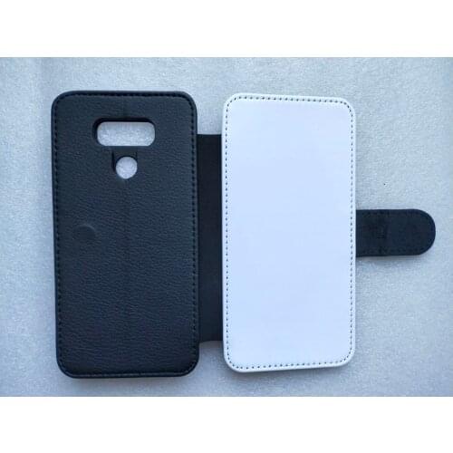 Retail 1pcs For LG G3 G4 G5 G6 V10 V20 nexus 5X Flip Leather Sublimation print phone case can fold