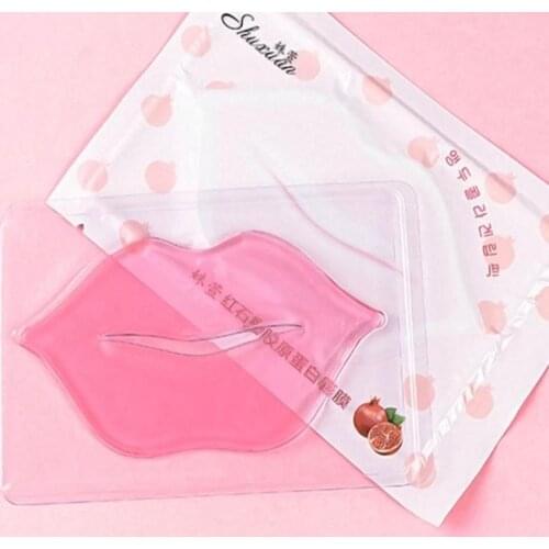 Red Pomegranate Collagen Lip Mask Lip Skin Care Extracts Pomegranate Extract Nourishes And Moisturizes Lip Wrinkles