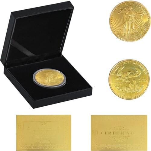 1933 United States The Liberty Commemorative Gold Coins Keep American Great Collectibles For Creative Gift W/ Luxury Box