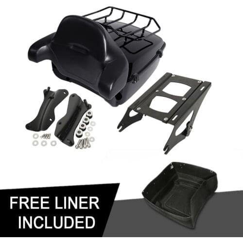 Motorcycle King Trunk Luggage Rack Mounting Docking Kit For Harley Tour Pak Road King Electra Glide Road Glide 2014-2020