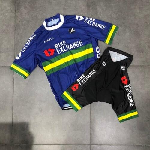 Cycling jersey Set Men Summer Short Sleeve Ucineos Cycling Shorts Bicycle Jersey Triathlon Bike Uniform Mtb Ropa Hombre Ciclismo