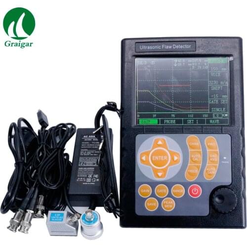 New GR900 Ultrasonic Flaw Detector Digital Flaw Detector Measuring Range 0-10000mm Gain Range 0~110dB (Step Length 0.1dB, 1dB)