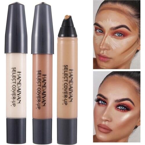 HANDAIYAN Concealer Pen Face Make Up Liquid Waterproof Contouring Foundation Contour Makeup Concealer Stick Pencil Cosmetics