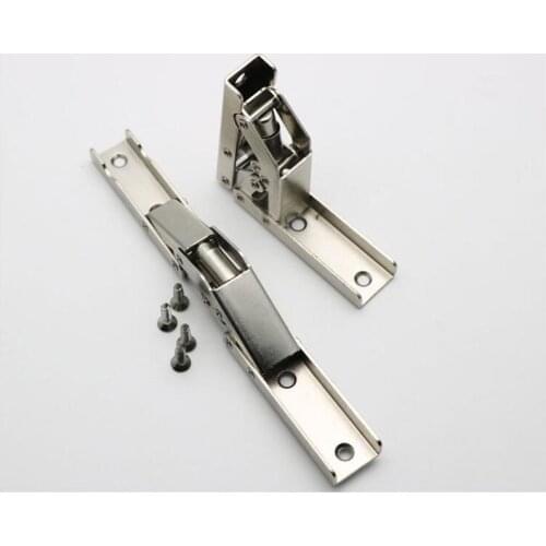 90 degree folding Hinge simple installation conversion 180 degree table support sheet concealed flap hinge x2