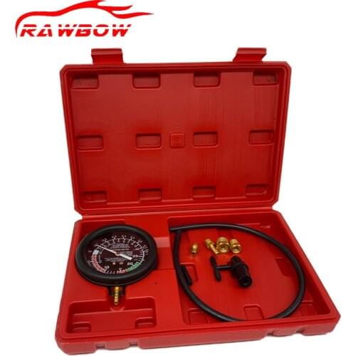 TU-1 Vacuum and Fuel Pump Tester Gauge Kit Engine Vacuum Fuel Pump Gauge Carburetor Pressure Diagnostics Leakage Tester