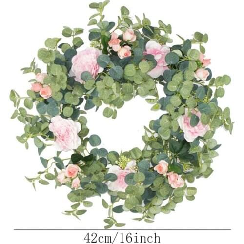 Spring Summer Front Door Wreath All Weather Outdoor Wreath That Lasts for Years Wall Wedding Party Garden Home Decor