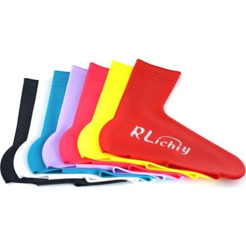 Unisex Waterproof Windproof bike shoe cover Low wind aerodynamics Cycling Lock Shoe Covers Road bike Overshoes for rainy or tt