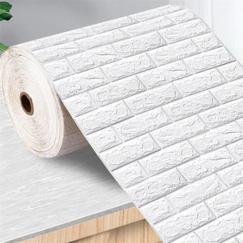 Childrens Room Peeling Foam Waterproof Board 3d Wall Stickers Home Decoration Diy Brick Stickers Self-adhesive Wallpaper