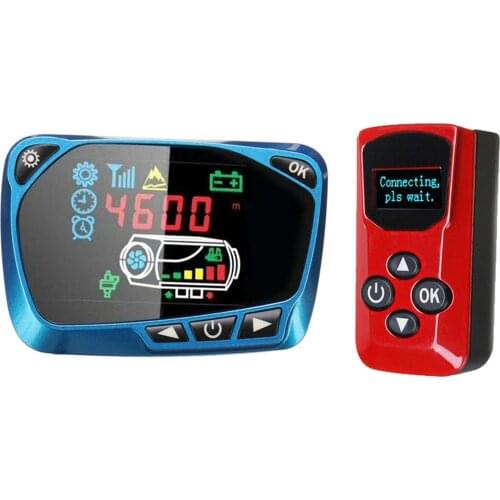 12V/24V LCD Monitor Switch+Remote Controller Accessories For Car Track Diesels Air Heater Parking Heater Car LCD Thermostat