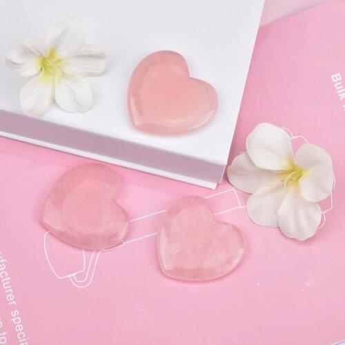 1Pcs Natural Rose Quartz Gua Sha Scraping Board Heart Shape Massage Tool Board