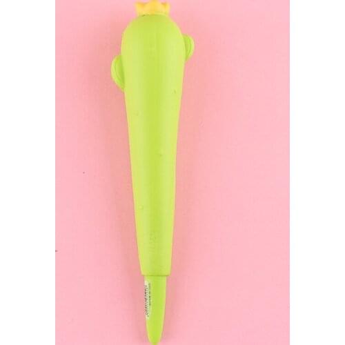 1pc cactus decompression pen cute creative cartoon students use decompression gel pen
