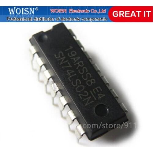 100PCS HD74LS02P HD74LS02 DIP14 DIP SN74LS02N 74LS In Stock