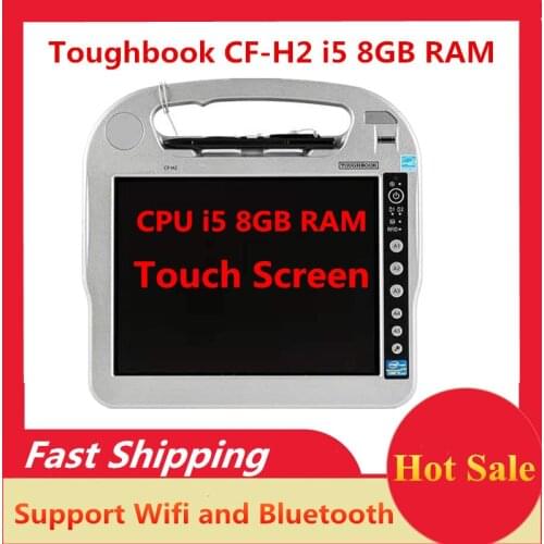 2021 High Quality For Panasonic TOUGHBOOK CF-H2 CF H2 Tablet Computer i5 CPU 8gb RAM HDD SSD Outdoor Portable Laptop Auto Repair