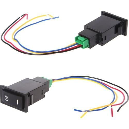 Automobile Car Self Locking Fog Light Rocker Switch Button For Toyota Camry