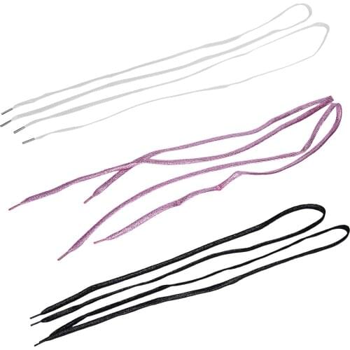 Shiny flat 1 pair laces in shoe lace