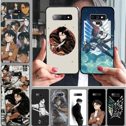 Attack on Titan Phone Case For Samsung S6 S7 edge S8 S9 S10 e plus A10 A50 A70 note8 J7 2017