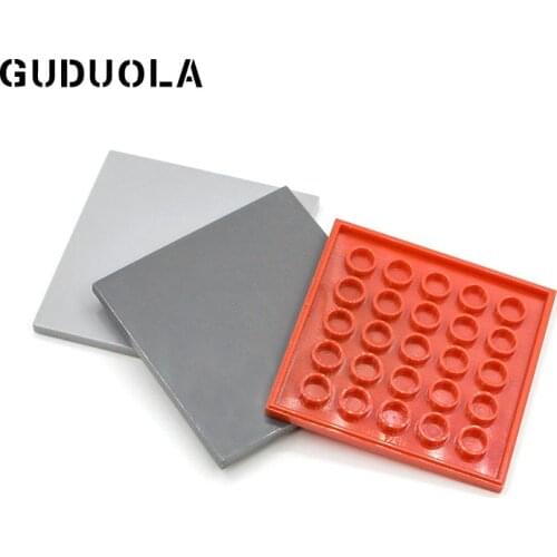 Guduola MOC Parts Tile 6x6 with Bottom Tubes (10202) Building Block DIY Brick 15pcs/LOT