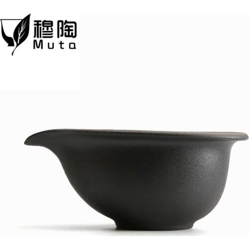 Ceramic heat-resistant thickened Japanese-style stoneware tea divider handmade household creative tea sea kung fu tea set