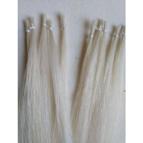 5 Hanks Best Quality Mongolia Horse Hair 78cm free shipping 6 gram each one