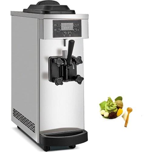Soft Serve Ice Cream Machine Table Top Mini Ice Cream Vending Machine 1 Flavor Ice Cream Making Machine