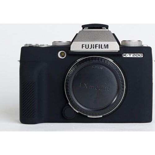 Soft High Quality Silicone DSLR Rubber Camera Case Bag Protect Skin Protective Body For Fuji Fujifilm X-T200 XT200 Cover Armor