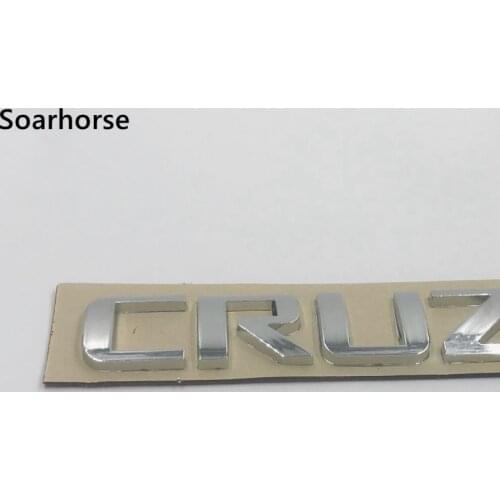 Soarhorse Car Rear Trunk Lid Emblem Badge Nameplate Decal For Chevrolet Cruze Letters Logo Sticker
