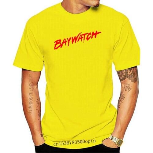 New BAYWATCH T SHIRT! CLASSIC RETRO ... LIFEGUARD TV SERIES.. SHIRT FUNNY Men Tops Tees 2021 Summer Fashion 2021