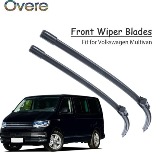 Overe 1Set Car Windshield Windcreen Rubber Wiper Blade fit For Volkswagen VW Multivan 2003-2016 2017 Accessories Cleaning Tools