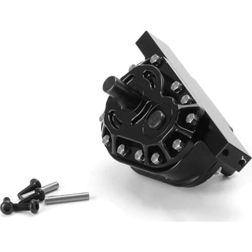 Reduction Gear Ratio 1:2 Gearbox Transfer Case Aluminum Alloy For Tamiya 1/14 Tractor Dumping Truck Modify Parts