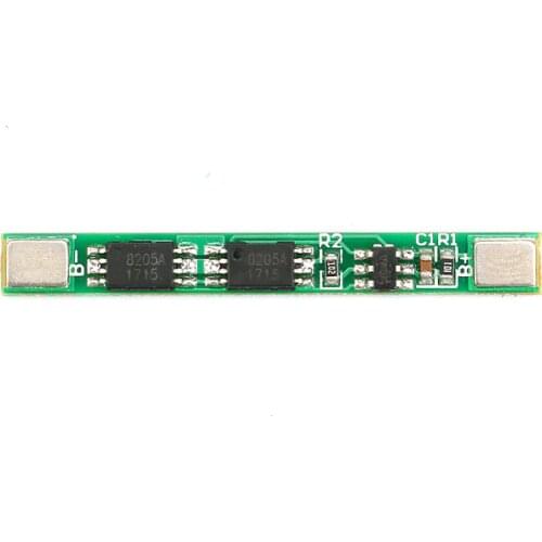 1S 3.7V 4A li-ion BMS PCM 18650 Battery Protection Board PCB for 18650 lithium ion li Battery Double MOS