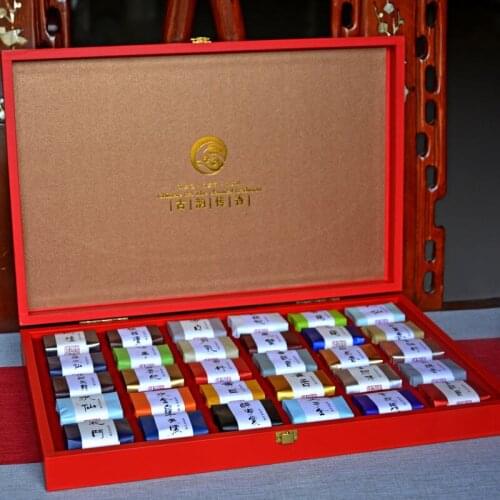 30 Classics WuYi Rock Tea Giftbox Traditional Handmade, Famous Fir Record, Unique Aroma, 250g Tea Bag Organic Health Food